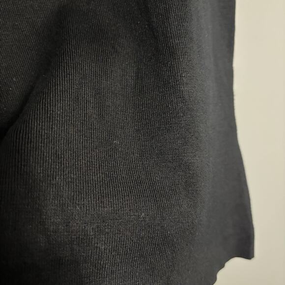 Vintage 90s Joseph A Silk Blend Women’s Sleeveless Tank Top Turtleneck Black S - Picture 4 of 12